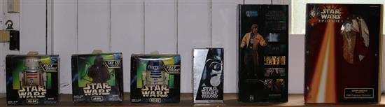 Five Star Wars figures & box film set(-)